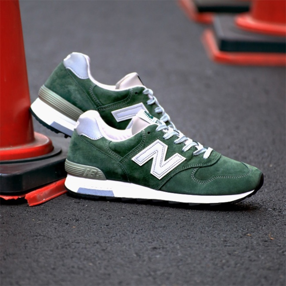 New Balance 1400 Forest Green Made In USA Shoes - Picture 2 of 8